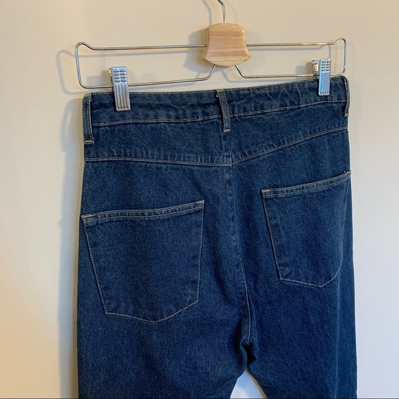 NWT Rotate Birger Christensen Jada Jeans in Dark Blue, Size 40/US8 - Picture 7 of 14